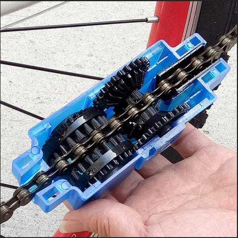 Blue Portable Bicycle Chain Cleaner - New Trend Gadgets