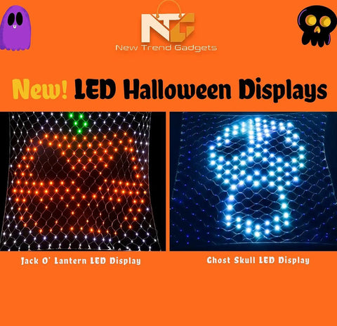 NEW! LED Halloween Hanging Lights Display