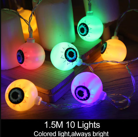 Flashing LED Halloween Ornamental String Lights