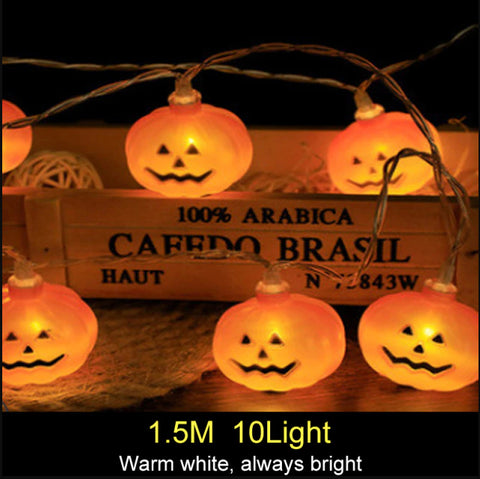 Flashing LED Halloween Ornamental String Lights