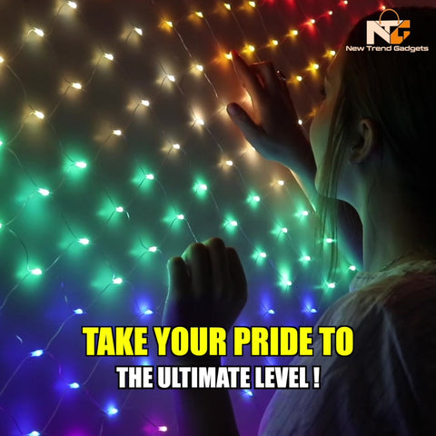 LED Rainbow Pride Flag
