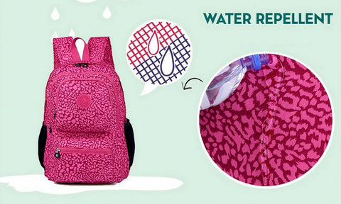 Ladies Waterproof Nylon Laptop Backpack