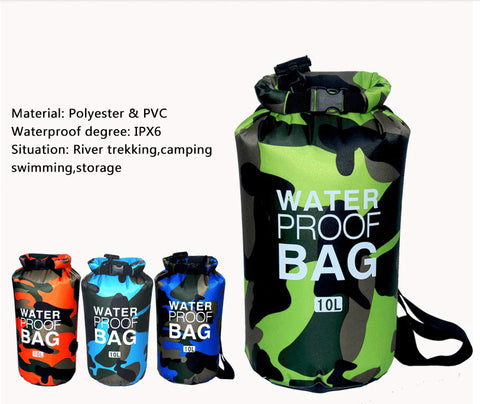 Outdoor Assorted Camouflage Portable Rafting Bags