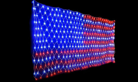 LED String Lights American Flag