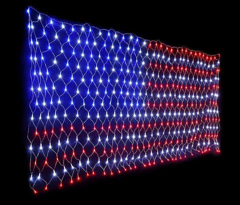 LED String Lights American Flag