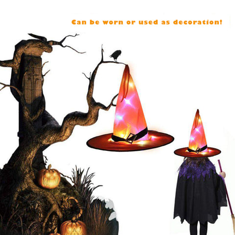 Magical LED Glowing Witch/Wizard Hat