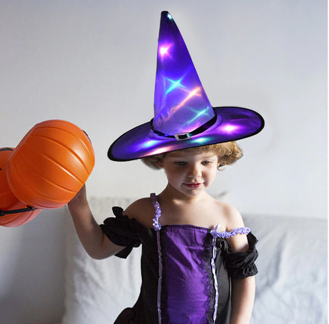 Magical LED Glowing Witch/Wizard Hat