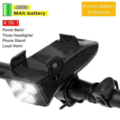 Multi-function 4-in-1 Powerbank Cycling Light