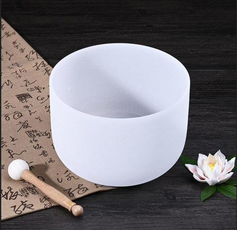 10" Handmade Quartz Crystal Chakra Singing Bowl - New Trend Gadgets