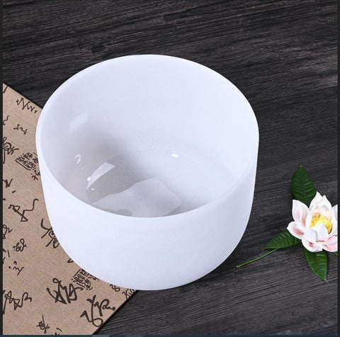 10" Handmade Quartz Crystal Chakra Singing Bowl - New Trend Gadgets