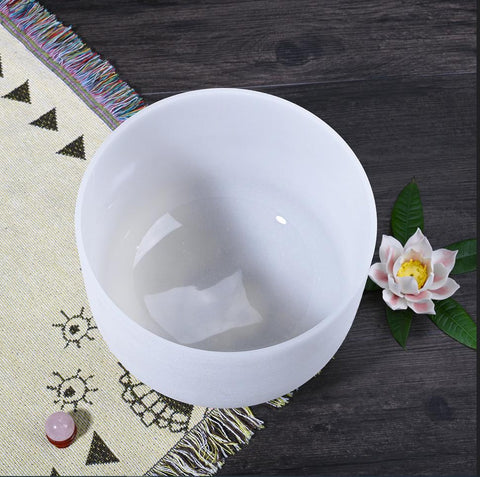 10" Handmade Quartz Crystal Chakra Singing Bowl - New Trend Gadgets