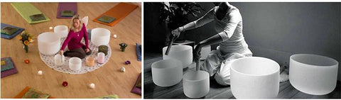 10" Handmade Quartz Crystal Chakra Singing Bowl - New Trend Gadgets