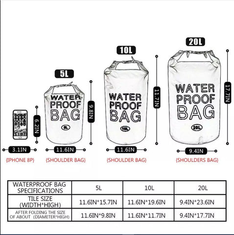 Outdoor Assorted Camouflage Portable Rafting Bags