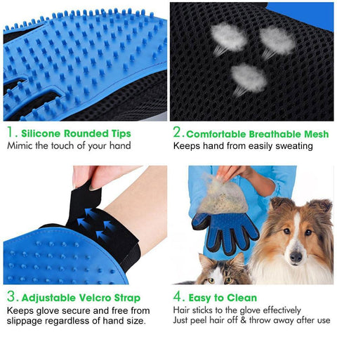 Pet Grooming/Deshedding Glove for Cat or Dog - New Trend Gadgets