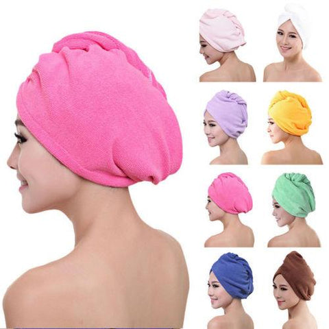 Ultra-Absorbent Quick-Dry Microfiber Hair Drying Towel