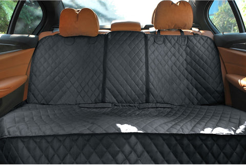 Dog Car Backseat Cover With Opening for Middle Seat Armrest