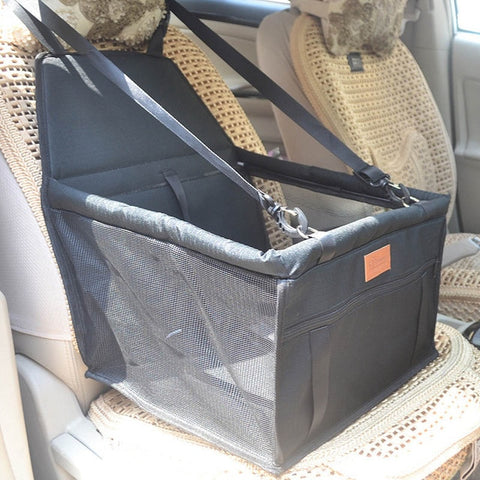 Travel Dog Car Seat/Crate with Support Rods
