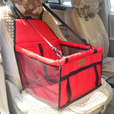 Travel Dog Car Seat/Crate with Support Rods