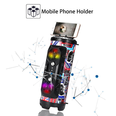 Colorful LED Portable Wireless Bluetooth Speaker