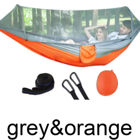 2 Person Indoor/Outdoor Hammock with Built-In Mosquito Net - New Trend Gadgets