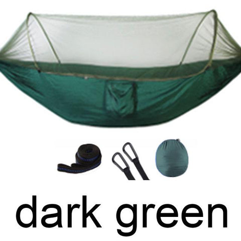 2 Person Indoor/Outdoor Hammock with Built-In Mosquito Net - New Trend Gadgets