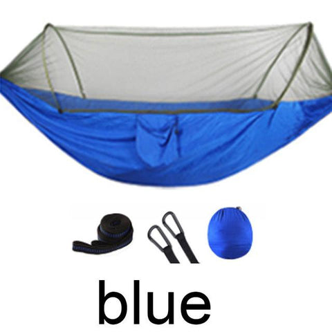 2 Person Indoor/Outdoor Hammock with Built-In Mosquito Net - New Trend Gadgets