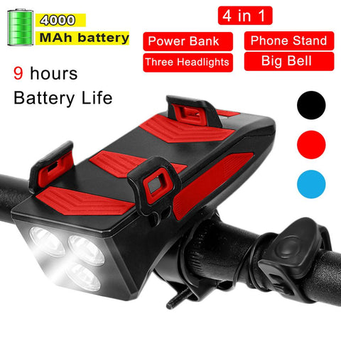 Multi-function 4-in-1 Powerbank Cycling Light