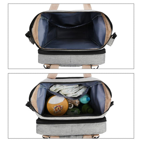 Multifunctional Diaper Bag Backpack Crib