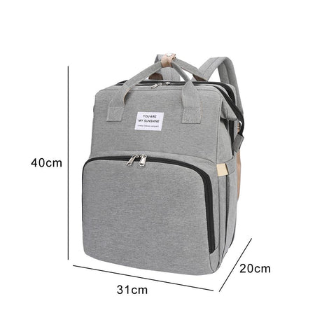 Multifunctional Diaper Bag Backpack Crib