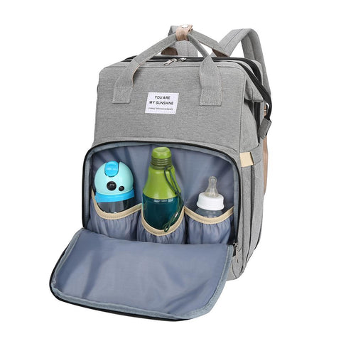 Multifunctional Diaper Bag Backpack Crib