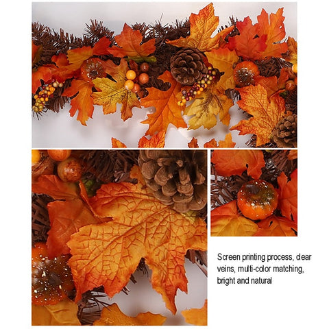 Autumn Maple Leaf LED String Lights