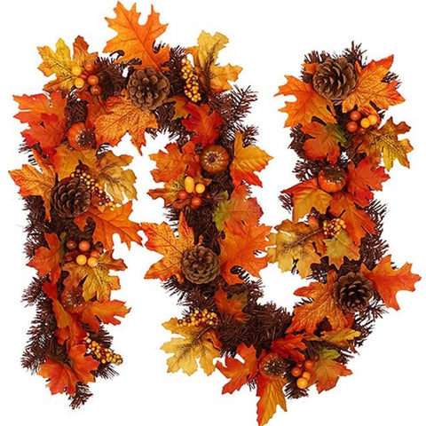 Autumn Maple Leaf LED String Lights