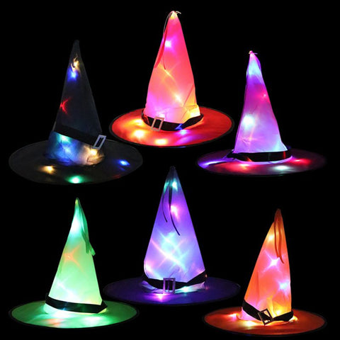 Magical LED Glowing Witch/Wizard Hat