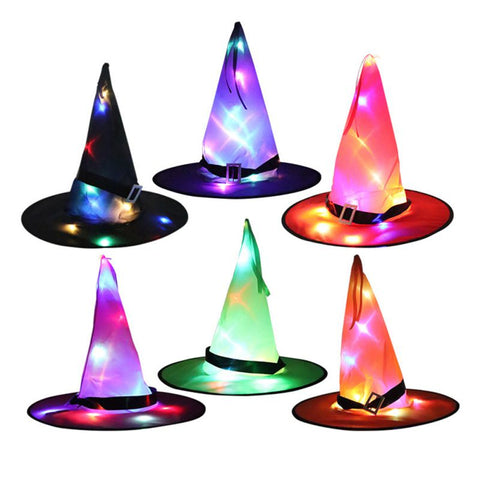 Magical LED Glowing Witch/Wizard Hat