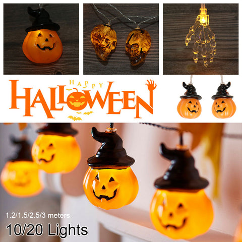Flashing LED Halloween Ornamental String Lights