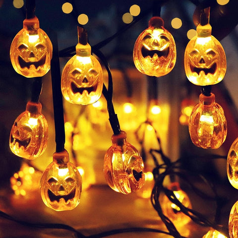 Flashing LED Halloween Ornamental String Lights