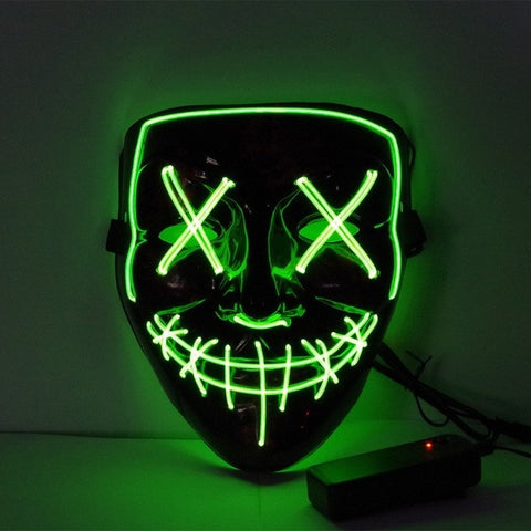 Halloween LED Neon Glow Mask
