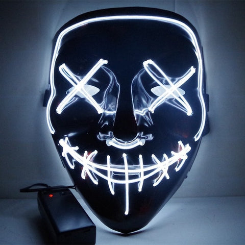 Halloween LED Neon Glow Mask