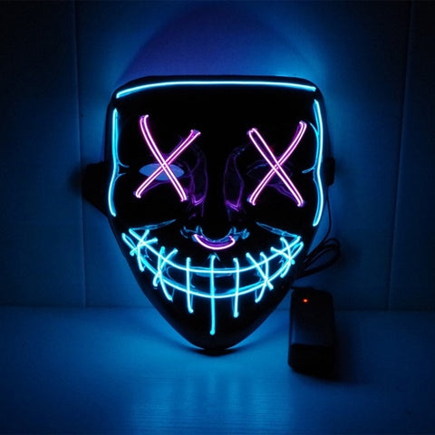 Halloween LED Neon Glow Mask