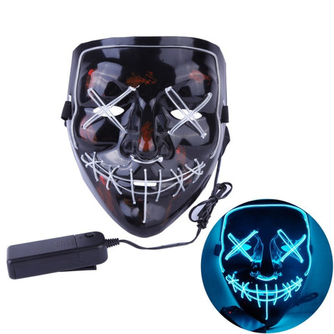 Halloween LED Neon Glow Mask