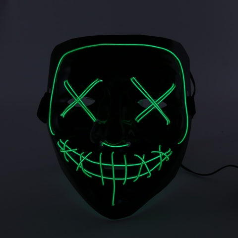 Halloween LED Neon Glow Mask