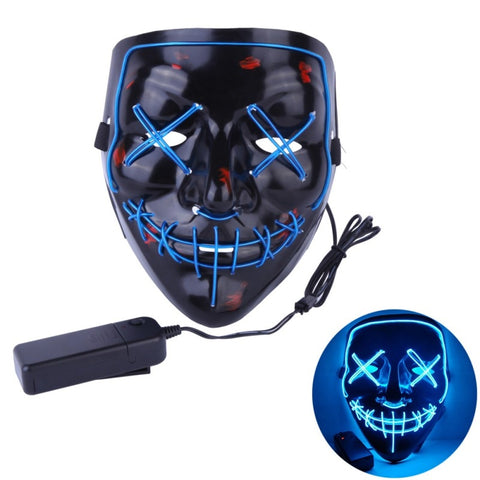 Halloween LED Neon Glow Mask