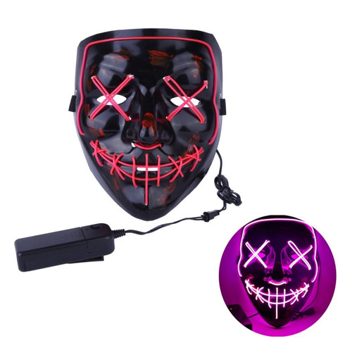 Halloween LED Neon Glow Mask