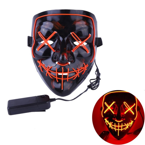 Halloween LED Neon Glow Mask