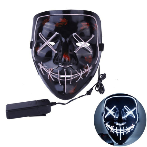 Halloween LED Neon Glow Mask