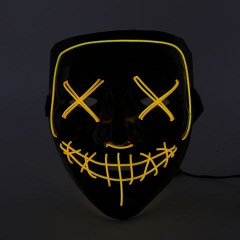 Halloween LED Neon Glow Mask