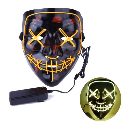 Halloween LED Neon Glow Mask