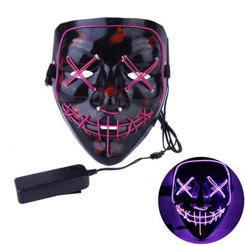 Halloween LED Neon Glow Mask