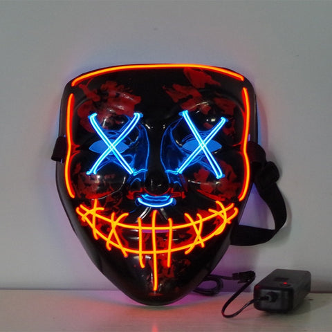 Halloween LED Neon Glow Mask
