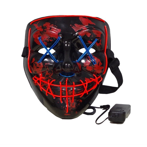 Halloween LED Neon Glow Mask